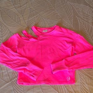 Bombshell sportswear crop top size small.